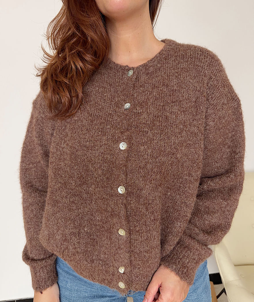 MOCHA SOFT CARDIGAN
