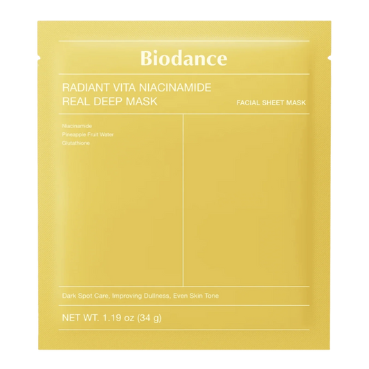 Stralend Vita Niacinamide Masker - revitaliseert doffe huid