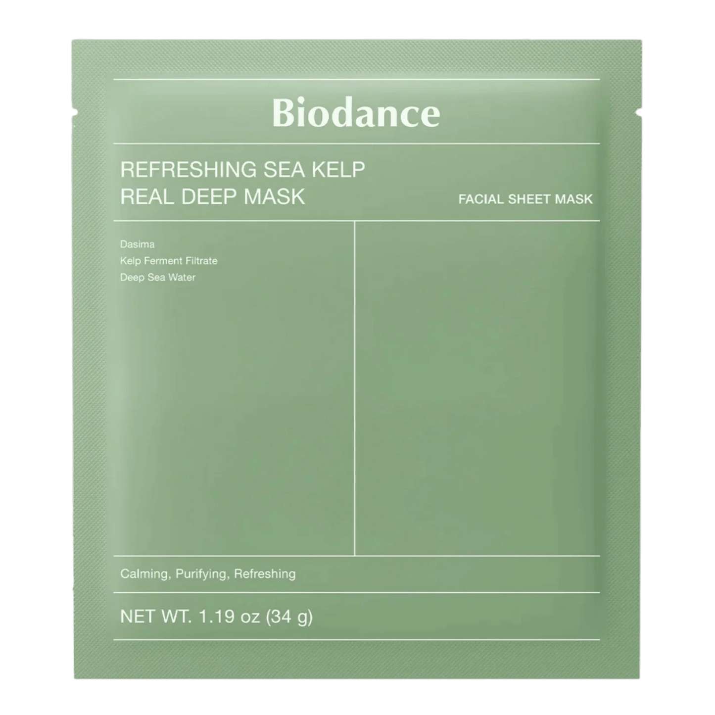 Biodance - Refreshing Sea Kelp Real Deep Mask