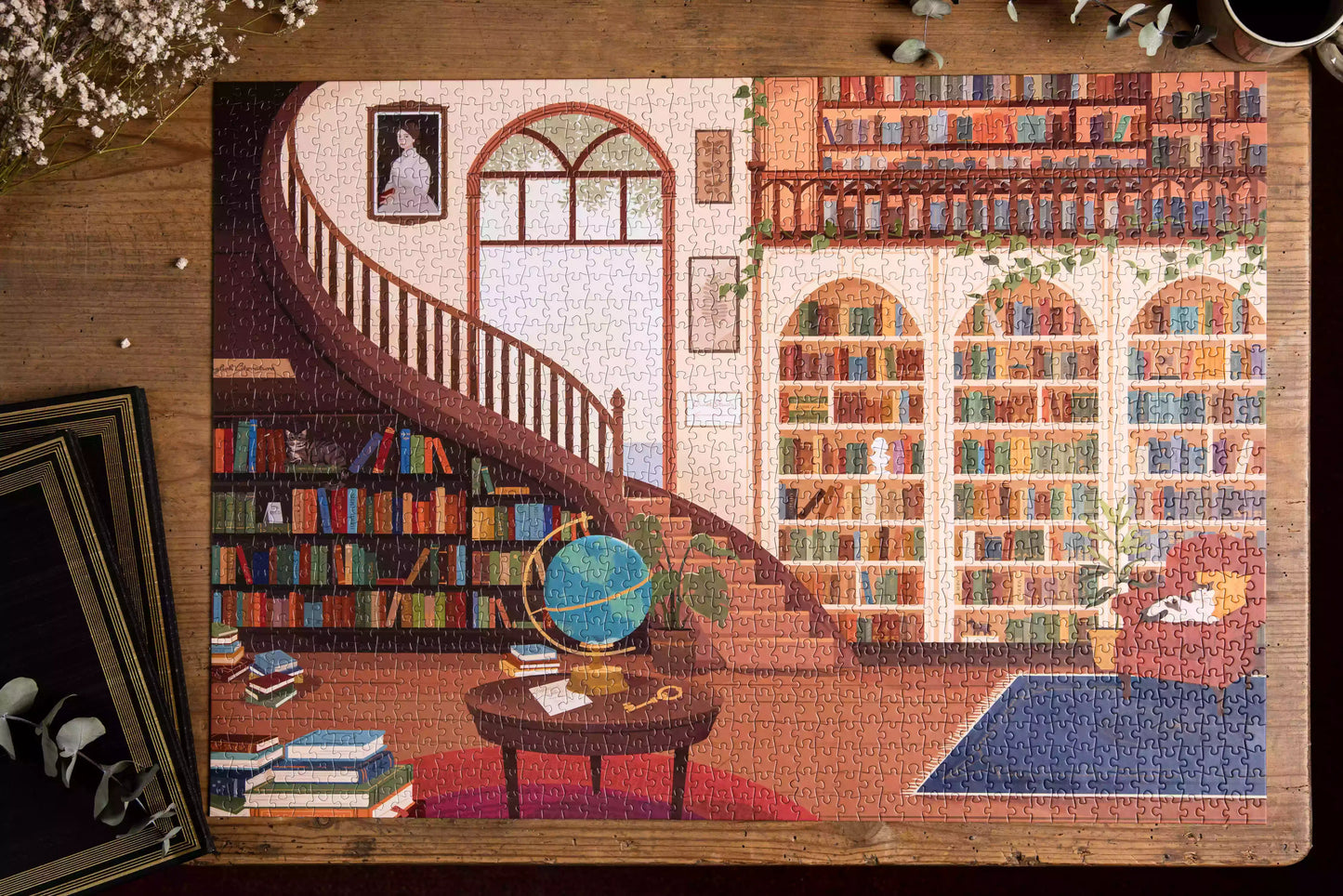 Puzzel Bij de Bibliotheek - Trevell - 1000 en 1500 stukjes