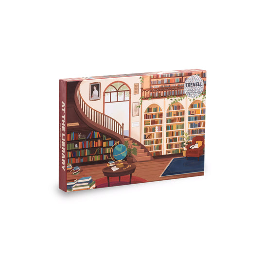 Puzzel Bij de Bibliotheek - Trevell - 1000 en 1500 stukjes