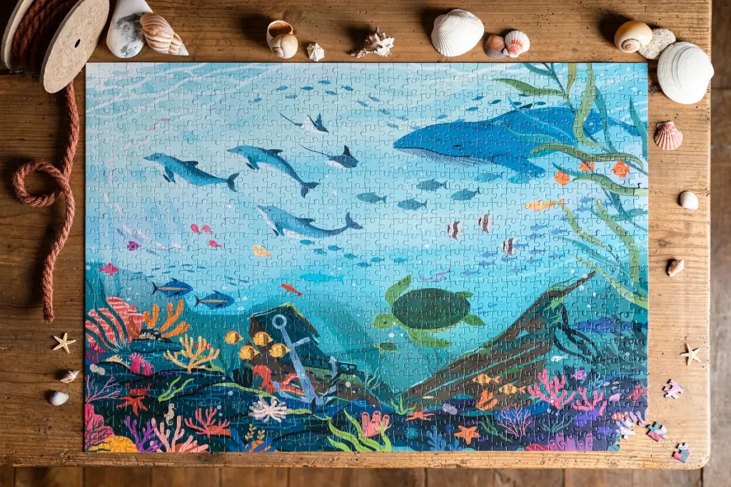 Puzzel onder de zee - Trevell - 1000 stukjes